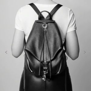 Black REBECCA MINKOFF backpack purse